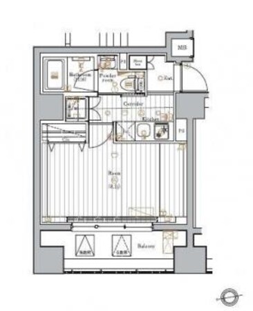 マスターマインド十番(mastermind JUBAN)の物件間取画像